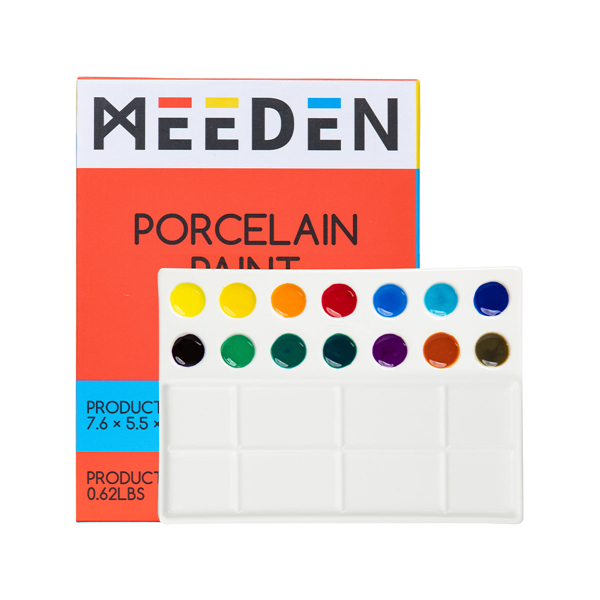 22-Well Ceramic Artist Paint Palette