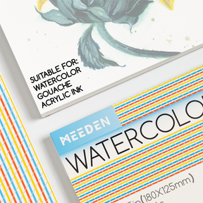 MEEDEN 21x15" Cold Press Watercolor Paper Pad 20 Sheets