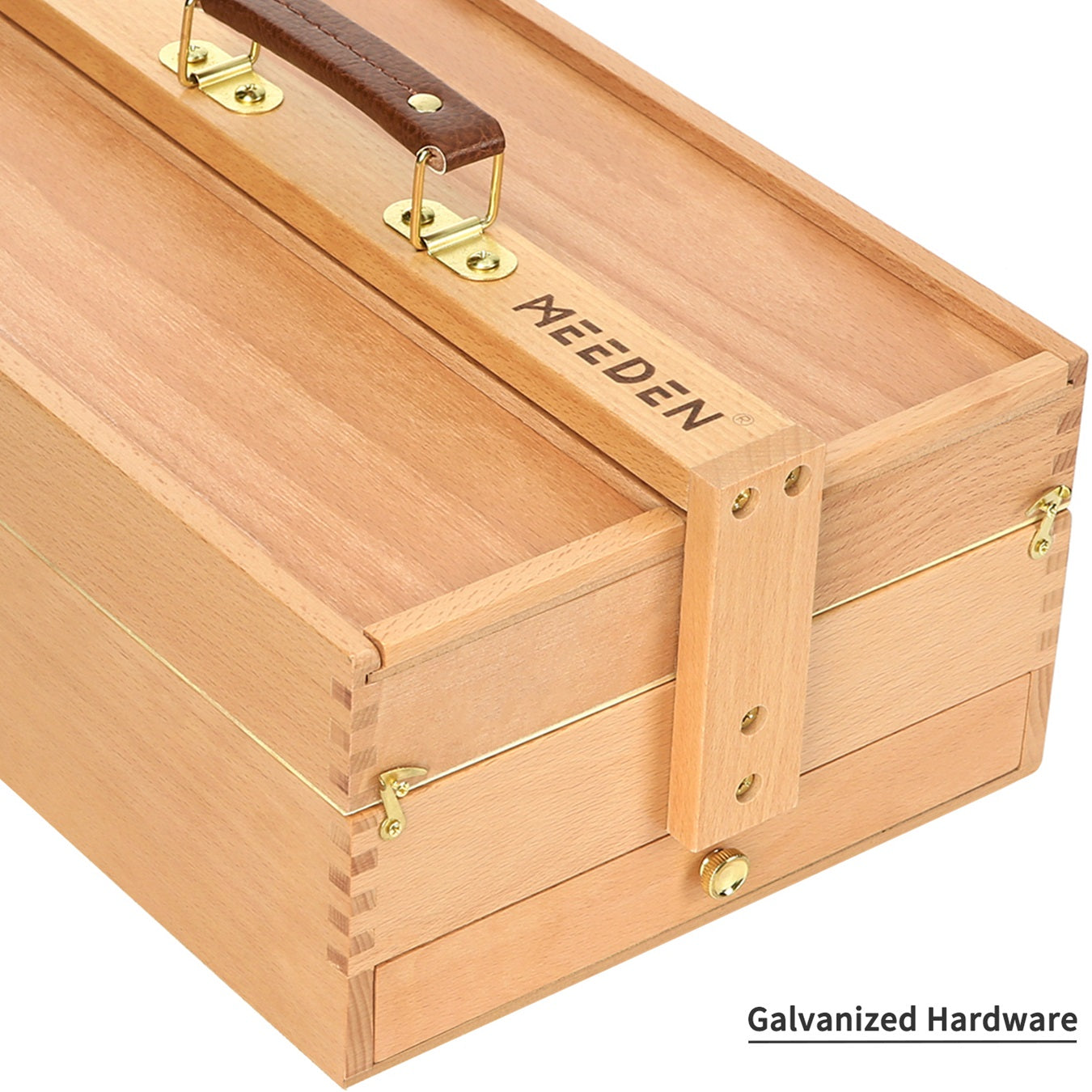 Wooden Art Supply Storage Box