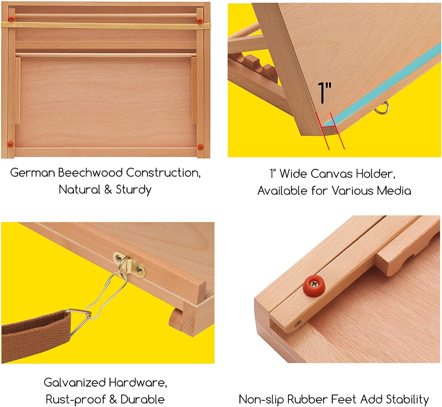 MEEDEN Portable & Adjustable Wood Sketching Board-HJ-A3