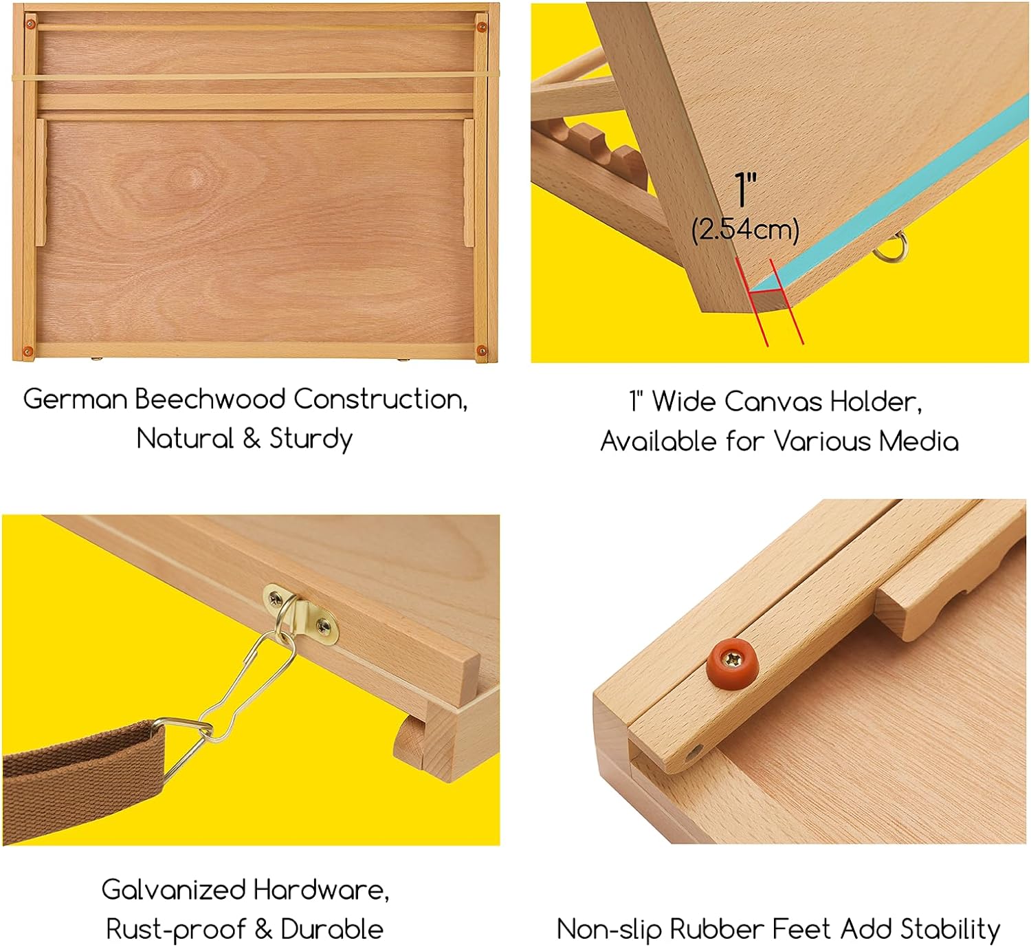 MEEDEN Large Studio Artist Sketching Tabletop Easel