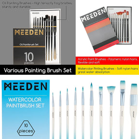 MEEDEN Deluxe All-in-one Art Painting Set, 147 Pieces