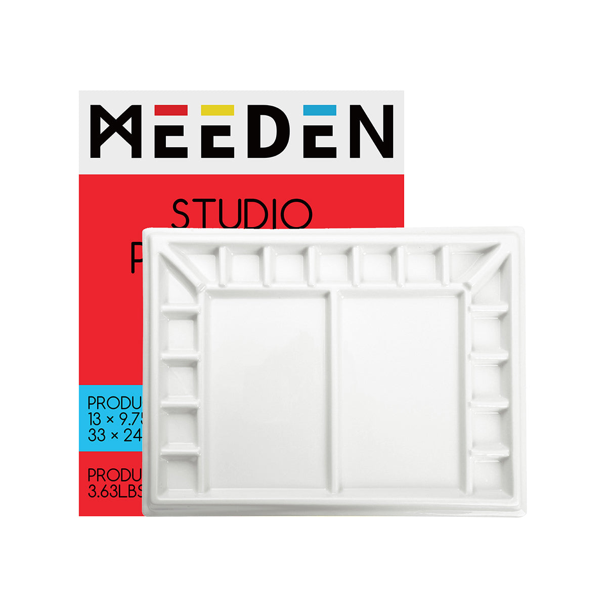 MEEDEN Studio Porcelain Watercolor Paint Palette