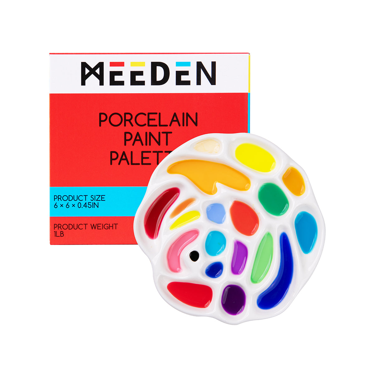 MEEDEN Ceramic Palette, Rose Designed