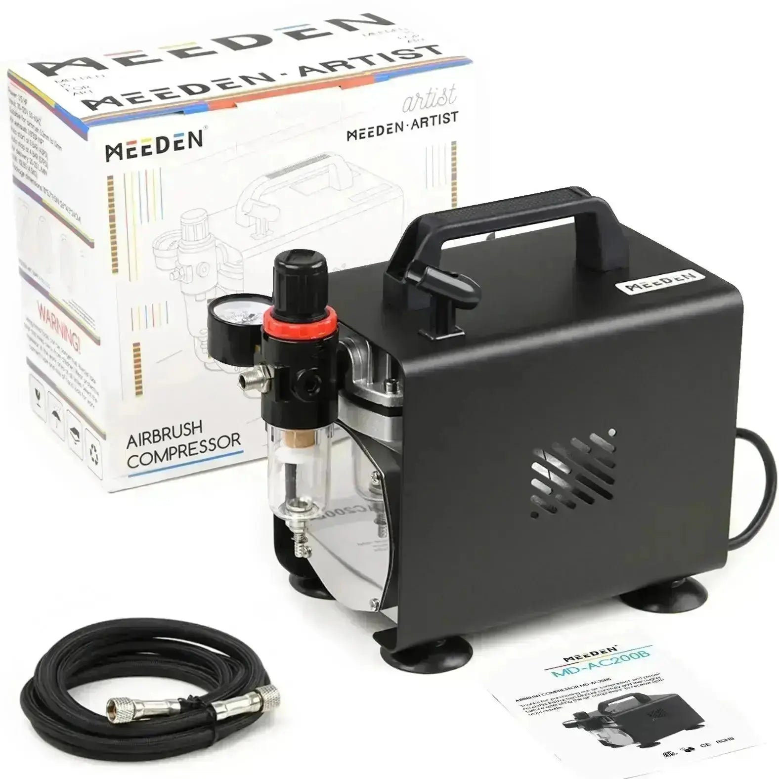 Airbrush 1/5 HP Auto-Stop Airbrush Compressor - MEEDEN ARTAirbrush Tool