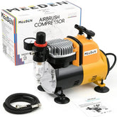 Airbrush Compressor 1/5hp Model 7002, Professional Single Piston - MEEDEN ARTAirbrush Tool