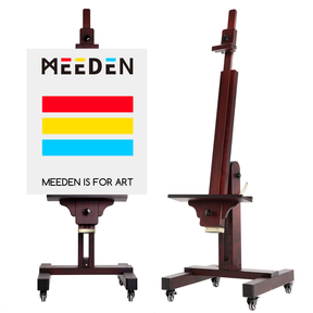 MEEDEN Extra Large Adjustable Artist Easel Stand, Dark Walnut-DHJ-11