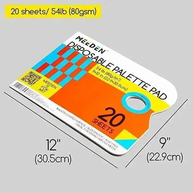 Disposable Palette Paper Pad - MEEDEN ARTPalette