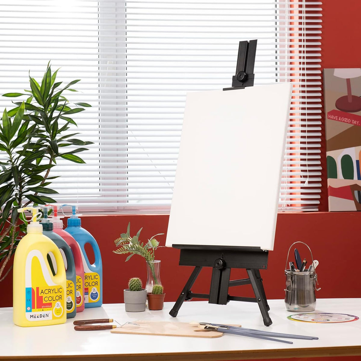 MEEDEN Aluminum Adjustable Tabletop Easel-ES-6024