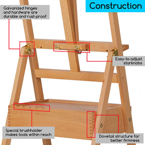 MEEDEN Forward Tilt Floor Easel-HJ-2A