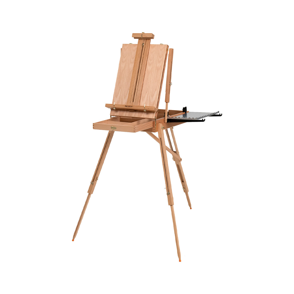 MEEDEN Solid Beech Wood Plein Air French Easel, Foldable & Spacious -HX-3