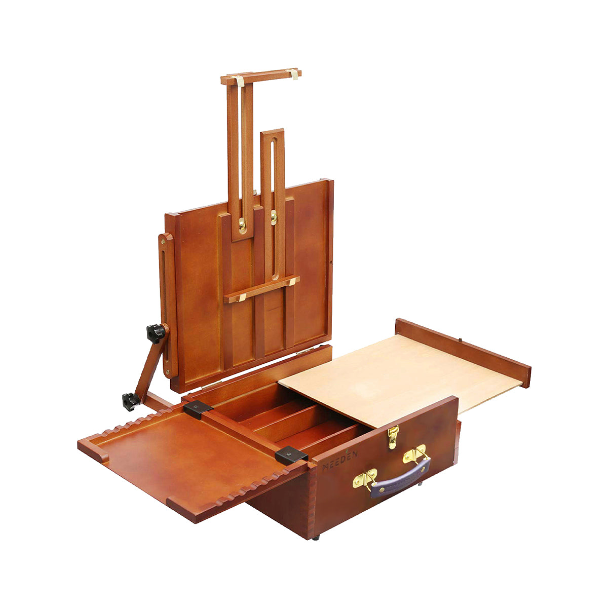 MEEDEN Plein Air Pochade Box-Walnut