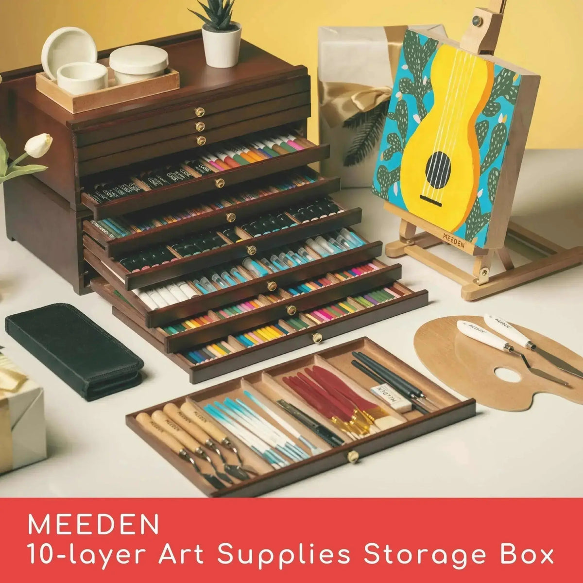 MEEDEN 10-Drawer Art Supply Storage Box - MEEDEN ARTStorage Box