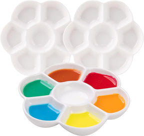 MEEDEN 7-Well Studio Porcelain Paint Palette MEEDEN