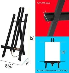 MEEDEN A-Frame Tabletop Easel, 16'' 12-Pack - MEEDEN ARTEasel