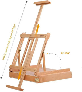 MEEDEN Studio Sketchbox Tabletop Easel with Metal Lined Drawer - MEEDEN ARTEasel