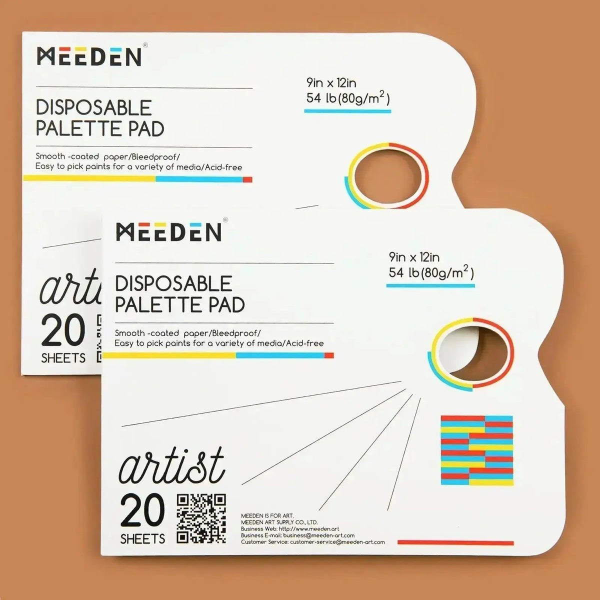 MEEDEN Disposable Palette Paper Pad, 9x12 Inch - MEEDEN ARTPalette