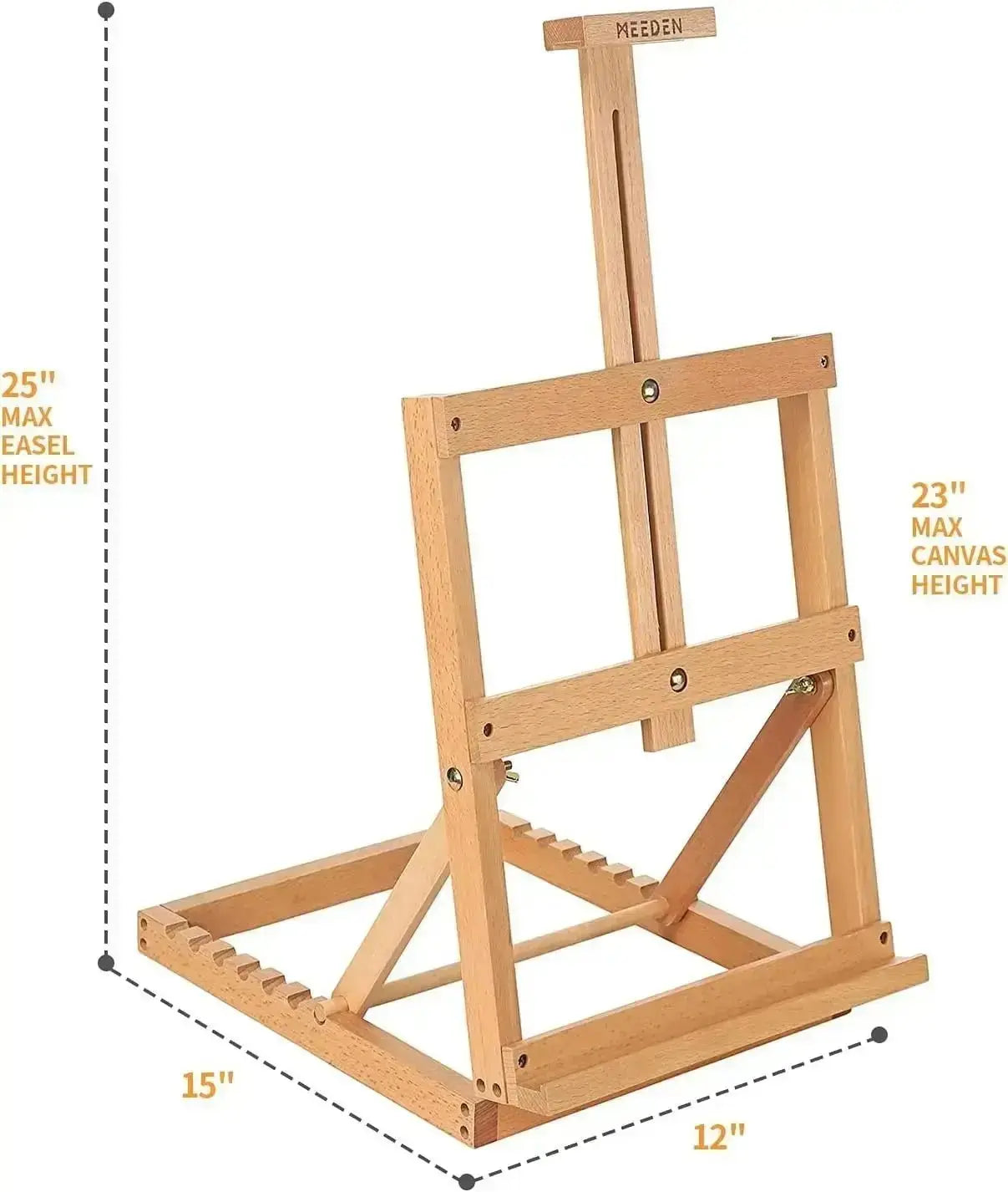 MEEDEN Heavy-Duty Tabletop H-Frame Easel - MEEDEN ARTEasel