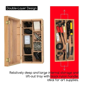 MEEDEN Large Multi-Function Solid Beech Storage Box - MEEDEN ARTStorage Box