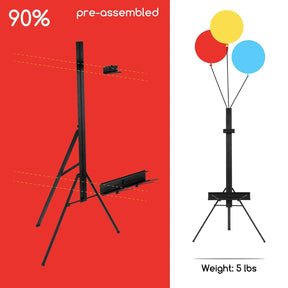 MEEDEN Large Studio Single Mast Metal Easel-ES-6026 MEEDEN