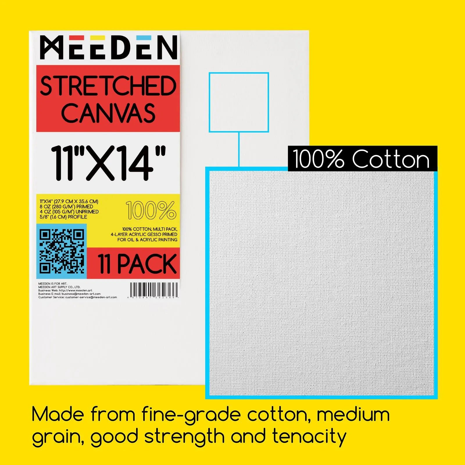 MEEDEN Stretched Canvas, 10 Sizes Options MEEDEN