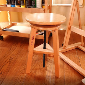 MEEDEN Wooden Drafting Stool with Adjustable Height-G-005 MEEDEN