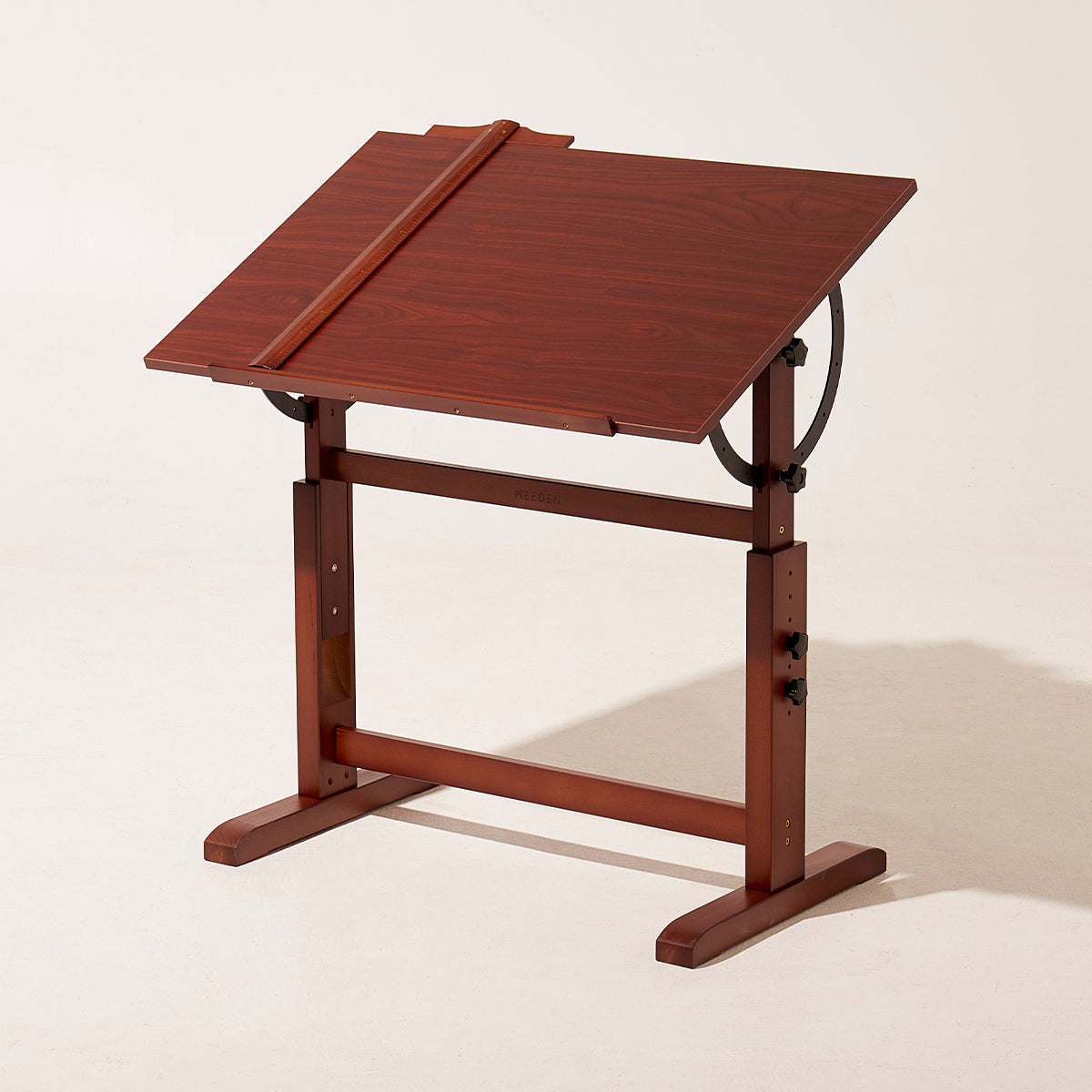 MEEDEN Vintage Drafting Table, Dark Walnut-XSZ-4