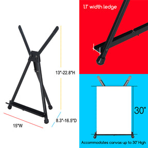 MEEDEN Aluminum Tripod Tabletop Easel-1 Pieces