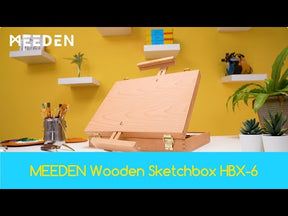 MEEDEN Tabletop Easel Wooden Sketchbox -HBX-6