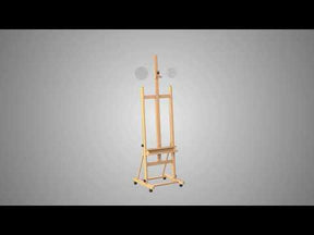 MEEDEN H-Frame Artist Easel with Storage Tray-W02